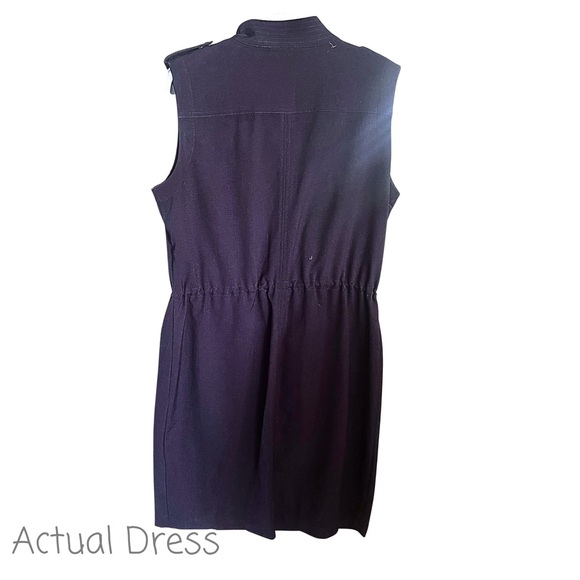 👛 Calvin Klein Navy Military Career Dress Size 12 💙👗 - Picture 4 of 7